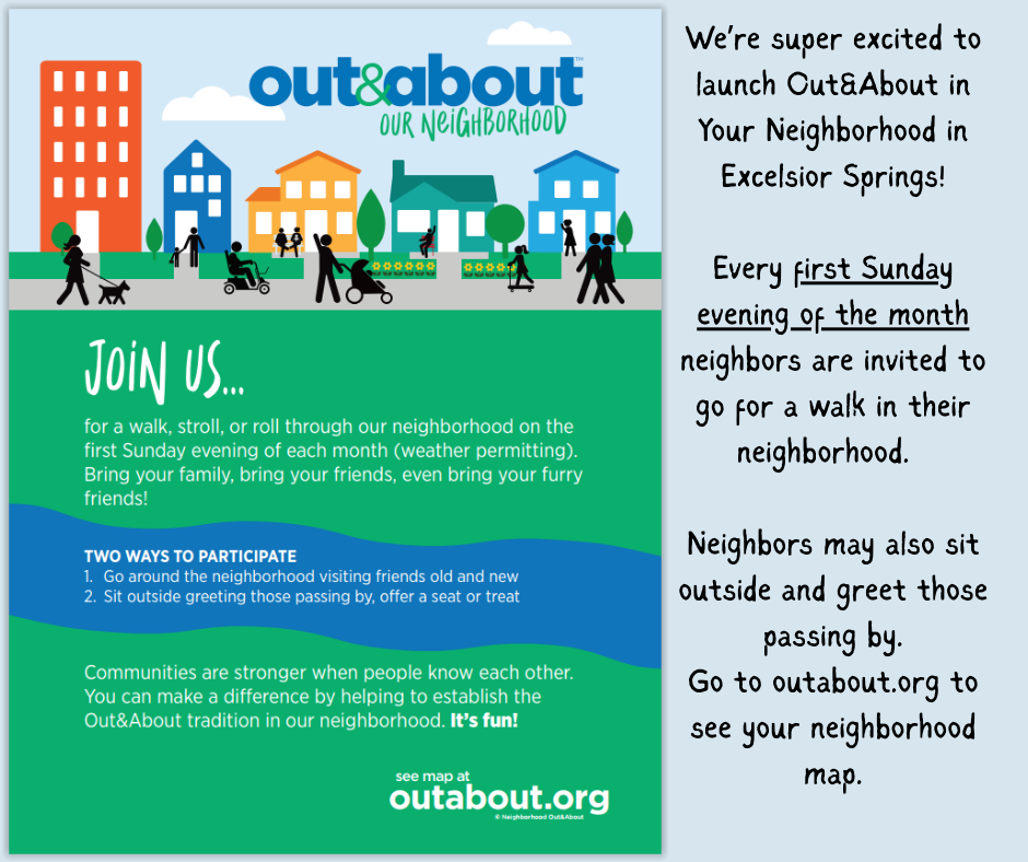 Out And About Invitation graphic