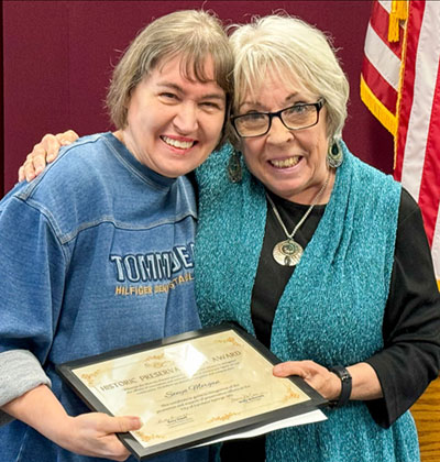 Sonya Morgan and Betty Bissell
